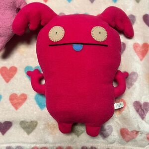 Ugly Doll Hot Pink Plush 14” uglydoll 2009 Uppy